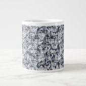 Urban Style Silver Gray Digital Camouflage Grote Koffiekop (Voorkant)
