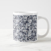 Urban Style Silver Gray Digital Camouflage Grote Koffiekop (Rechts)