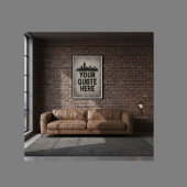 Urban Style Skyline Graffiti met aangepaste offert Poster