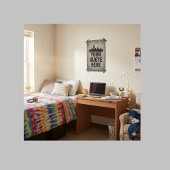 Urban Style Skyline Graffiti met aangepaste offert Poster