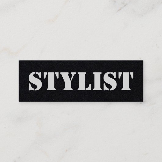 Urban Stylist Dark Mini Visitekaartje (Voorkant)