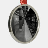 Urban Subway foto Metalen Ornament (Rechts)