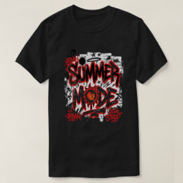 Urban Summer Mode Graffiti Street T-shirt 2026