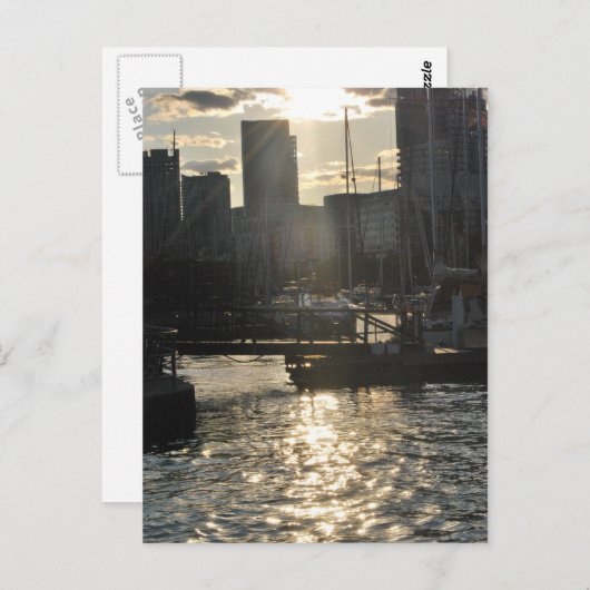 Urban Sunset Briefkaart (Voorkant / Achterkant)