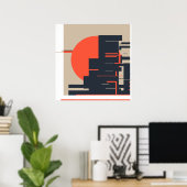 Urban Sunset, Poster (Thuiskantoor)