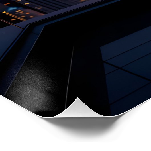 Urban Sunset Reflections Perfect Poster (Hoek)