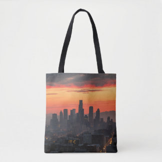 Urban Sunset Skyline All - Over - Print Canvas tas