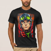 Urban Superhero: Retro Manga T-shirt (Voorkant)