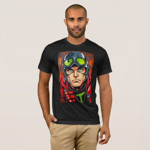 Urban Superhero: Retro Manga T-shirt