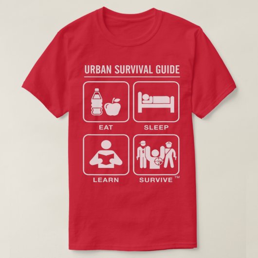 Urban Survival Guide Top  (Design voorkant)