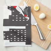 Urban tango theedoek (Quarter Fold)