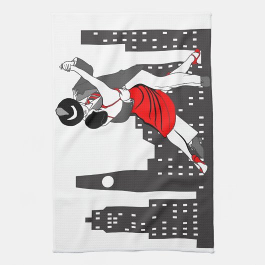 Urban tango theedoek (Verticaal)