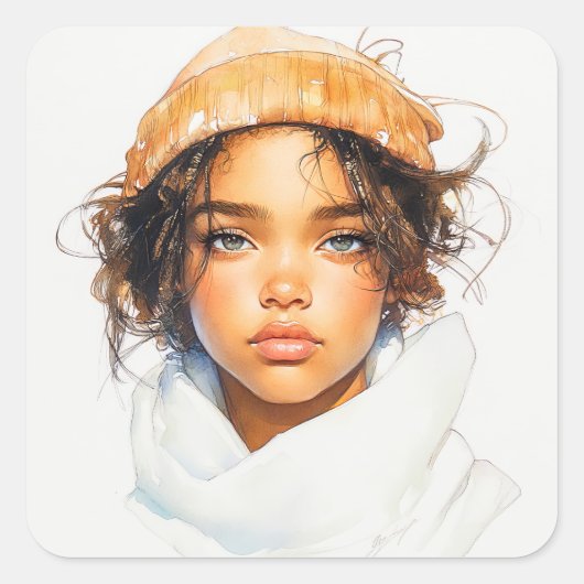 Urban Teen Vierkante Sticker (Voorkant)