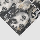 Urban Texture Moderne Portretten DM4L Decoupage Tissuepapier (Detail)
