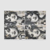 Urban Texture Moderne Portretten DM4L Decoupage Tissuepapier (Voorkant)