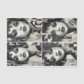 Urban Texture Moderne Portretten DM4R Decoupage Tissuepapier (Voorkant)