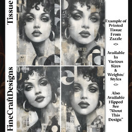 Urban Texture Moderne Portretten DM4R Decoupage Tissuepapier