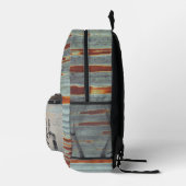 Urban-thema loft stijl audiofiele muziek liefhebbe bedrukte rugzak (Rechts)