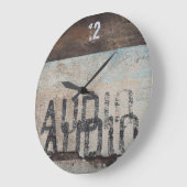 Urban-thema loft stijl audiofiele muziek liefhebbe grote klok (Hoek)