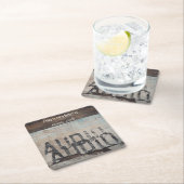 Urban-thema loft stijl audiofiele muziek liefhebbe kartonnen onderzetters (Insitu)