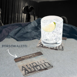 Urban-thema loft stijl audiofiele muziek liefhebbe kartonnen onderzetters