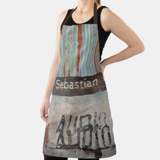 Urban-thema loft stijl audiofiele muziek liefhebbe schort (Insitu)