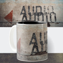 Urban-thema loft stijl audiofiele muziek liefhebbe