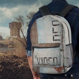 Urban-thema loft stijl cinephile film liefhebbers bedrukte rugzak