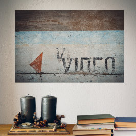 Urban-thema loft stijl cinephile film liefhebbers poster