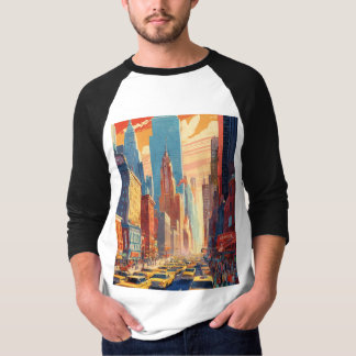 Urban Traffic City Design T-shirt" T-shirt