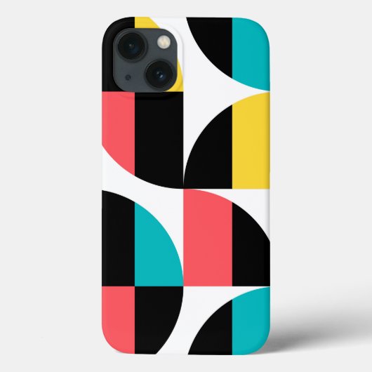 Urban, trendy, kleurrijk, modern grafisch patroon Case-Mate iPhone case (Achterkant)