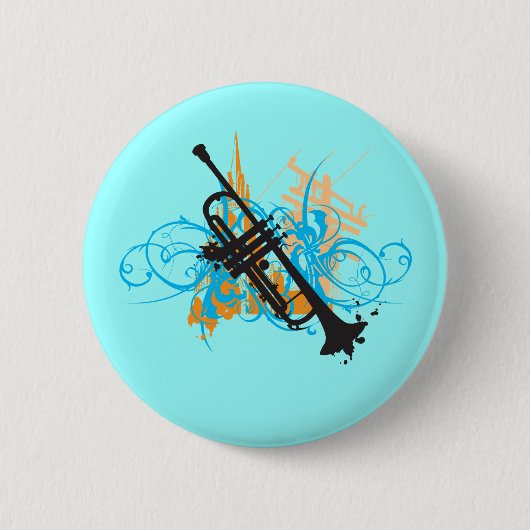 Urban Trumpet Ronde Button 5,7 Cm (Voorkant)