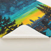 Urban Twilight Glow Sherpa Deken (3/4)