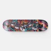 Urban Ukiyo-E Skateboard Deck | Dark Fantasy Stree (Horizontaal)