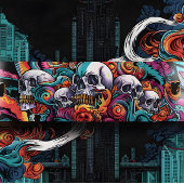 Urban Ukiyo-E Skateboard Deck | Dark Fantasy Stree