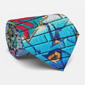 Urban Underground NY Graffiti Skull Stropdas (Opgerold)