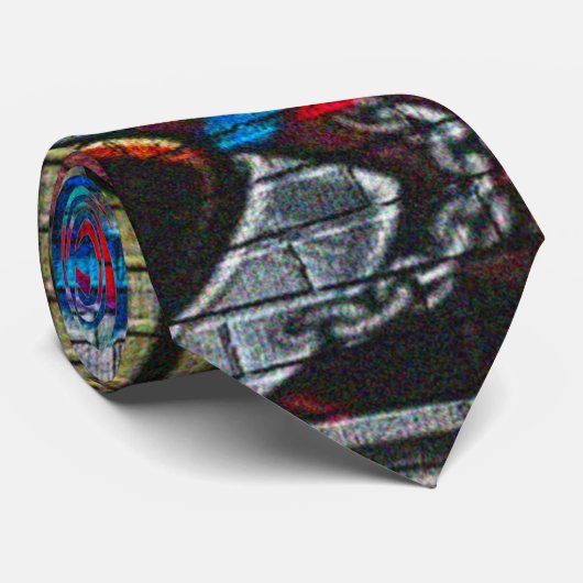 Urban Underground NY Graffiti Stropdas (Opgerold)