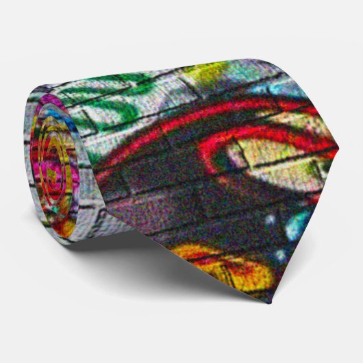 Urban Underground NY Graffiti Stropdas (Opgerold)