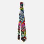 Urban Underground NY Graffiti Stropdas (Achterkant)