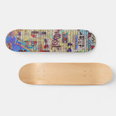 Urban Underground NYC Graffiti Popsicle Deck Persoonlijk Skateboard (Horizontaal)