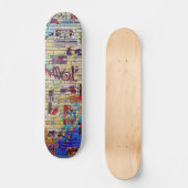 Urban Underground NYC Graffiti Popsicle Deck Persoonlijk Skateboard (Voorkant)