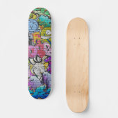 Urban Underground NYC Graffiti Popsicle Deck Persoonlijk Skateboard (Voorkant)
