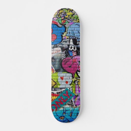 Urban Underground NYC Graffiti Popsicle Deck Persoonlijk Skateboard (Voorkant)