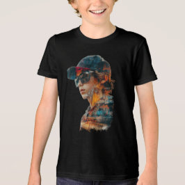 Urban Vibe dubbele belichting Tri-Blend Shirt