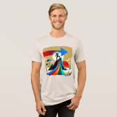 Urban Vibes – Abstract T-shirt geïnspireerd op gra (Voorkant volledig)