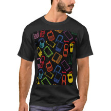 Urban Vibes T-shirt-opvallende telefoon afdrukken