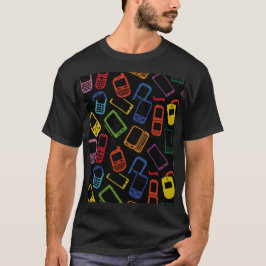 Urban Vibes T-shirt-opvallende telefoon afdrukken  T-shirt