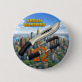 Urban Warlord Knop Ronde Button 5,7 Cm (Voorkant)