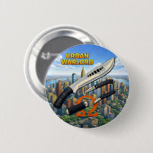 Urban Warlord Knop Ronde Button 5,7 Cm (Voorkant /achterkant)