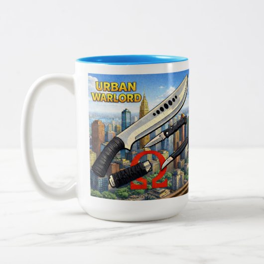 Urban Warlord Mug Tweekleurige Koffiemok (Links)